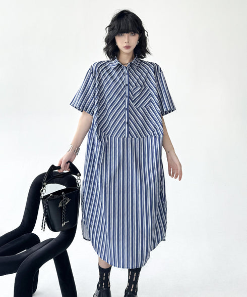 Stripe Round Dress